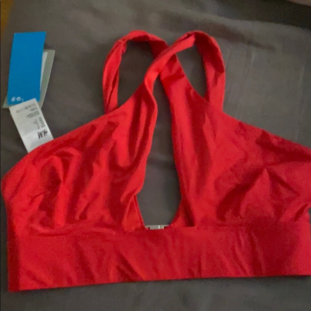 H&M Red Crisscross Bikini Top - Picture 3 of 4